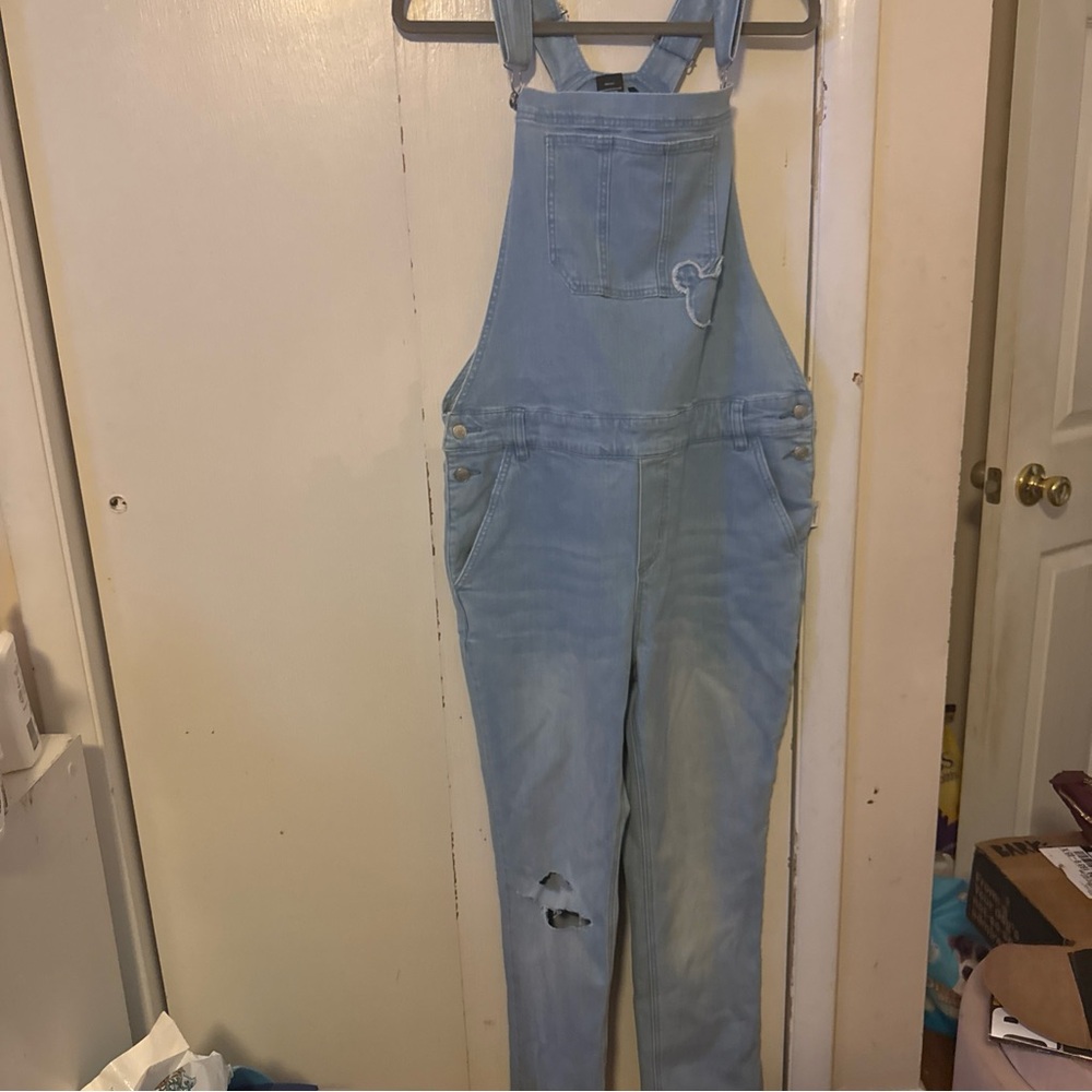 Disney Our Universe Mickey Overalls Size large